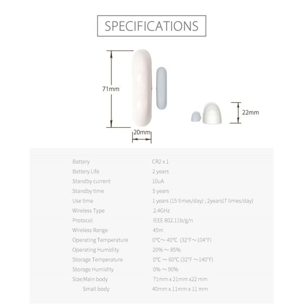 Smart Door Sensor(GD807)