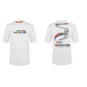 China Custom Design Color Round Neck White T Shirt Cotton For Man Men ODM OEM Puff DTG Printing wholesale