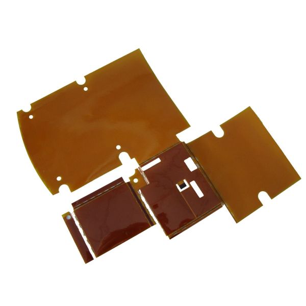 Immersion Gold Double Sided Flex Circuit Boards Flex PCB Assembly 1 Oz Black Silkscreen