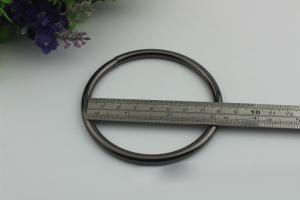 China India Market Hot Sales 6 MM Thickness Welded Wire Iron Metal Round Buckles With Polishing wholesale