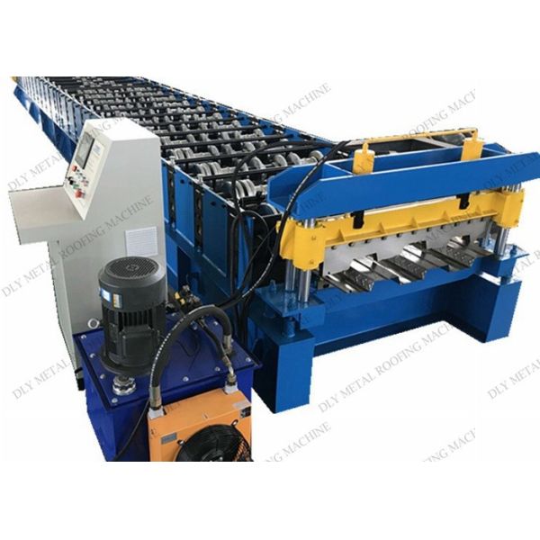 13000kg Floor Deck Roll Forming Machine PLC Steel Deck Forming Machine