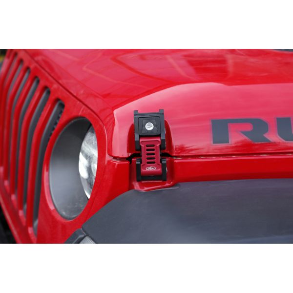 Hard Anodizing Heavy Duty CNC Machined Hood Latch Assembly for Jeep Wrangler 0.35kg/pc