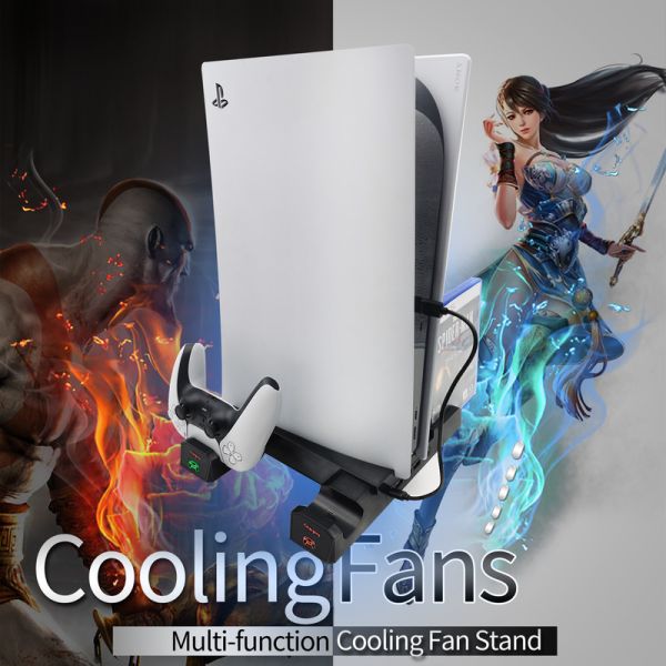 Excellent Quality ABS Dual Charging Vertical Electric Cooler Products Controller for PS5