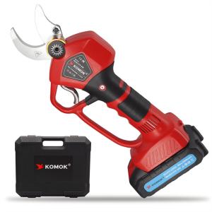 30mm Plastic Red Electric Pruning Shears For Cutting Branches