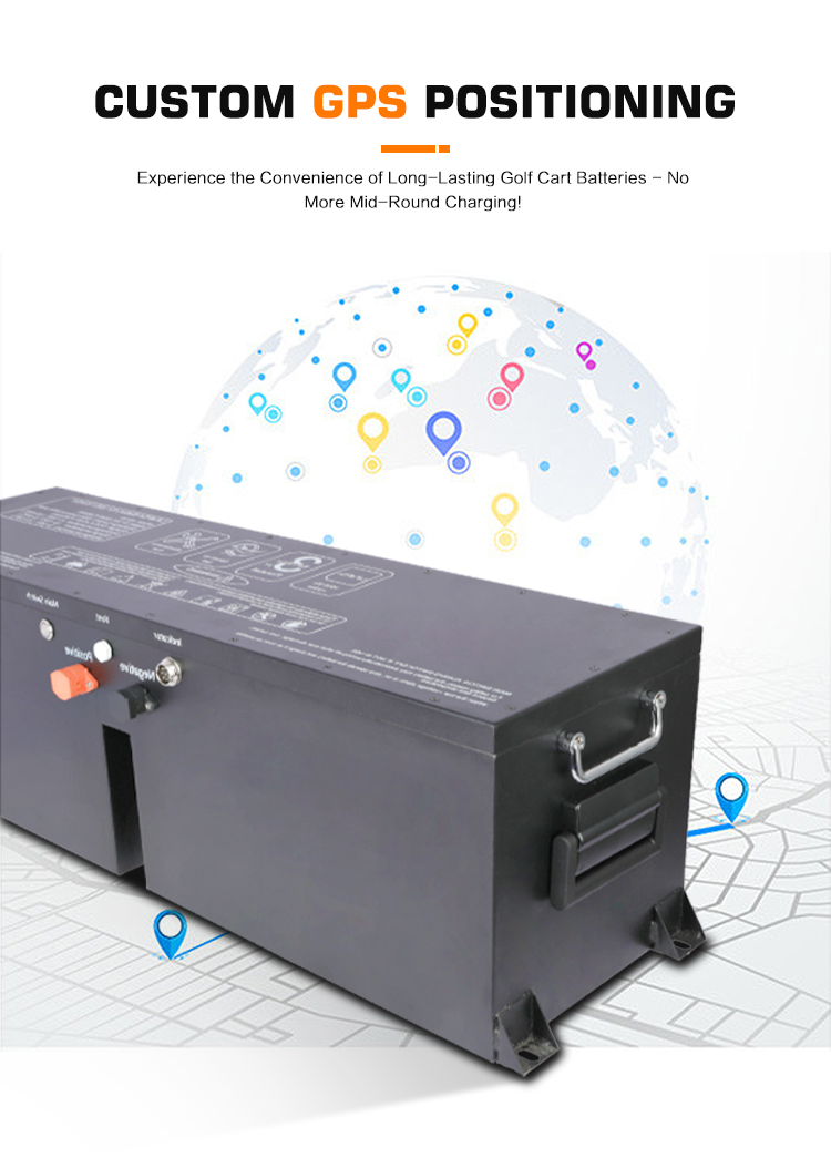 LiFePO4 Golf Cart Battery 48V 105AH Lithium Iron Battery Pack