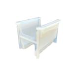 25 Slots Customizable PFA Semiconductor Wafer Cassette With Durable