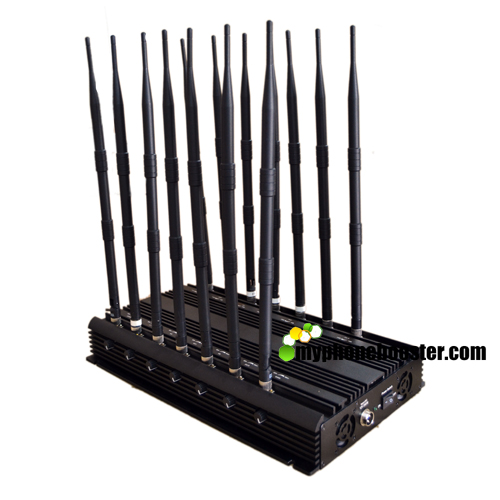 14 Channels 35W High Power Adjust GPS Signal Jammer Blocker Shield CDMA GSM DCS 3G 4G LTE Wifi GPS L1 L2 L3 L4 L5