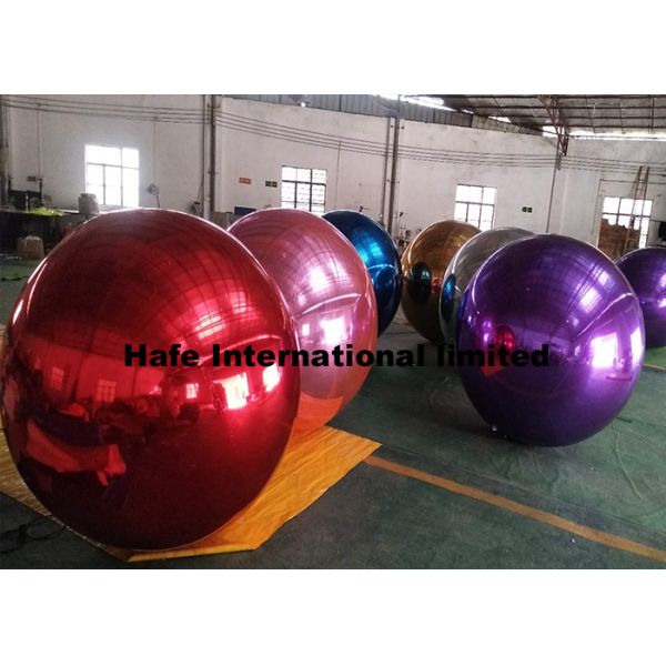 Diameter 5m Inflatable Mirror Balloon Inflatable Show Mirror Ball Reflect Light