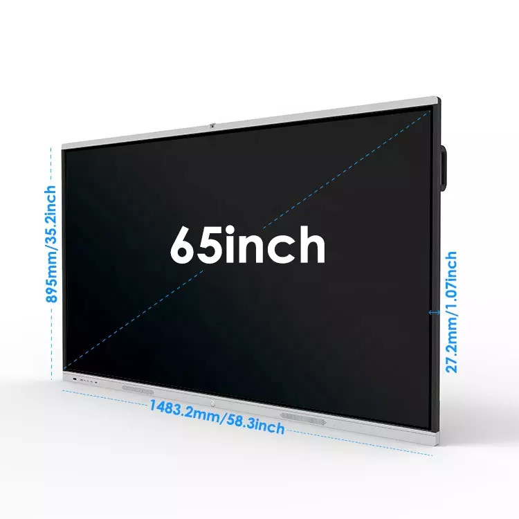 China Dual System Interactive Whiteboard , All In One 65 Inch Smart Board on sale