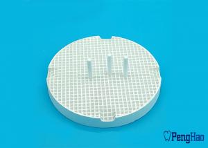 China Ceramic / Porcelain Honeycomb Firing Tray Round Shape For Dental Laboratory on sale