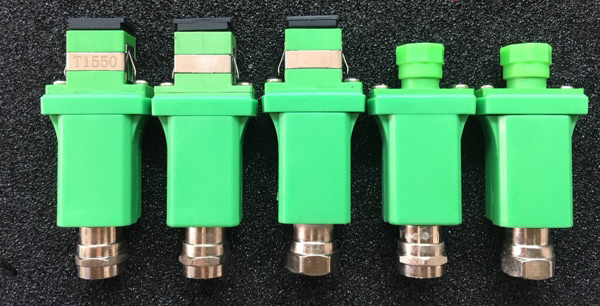 SC / APC to RF Analog signal 1550nm Fiber Optic Adapter CATV FTTH receiver optical node