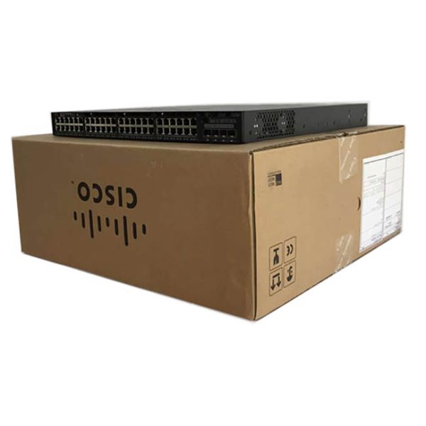 Cisco Fiber Optic Network Switch , 48 Port Gigabit Switch Managed WS - C3650-48FS - L