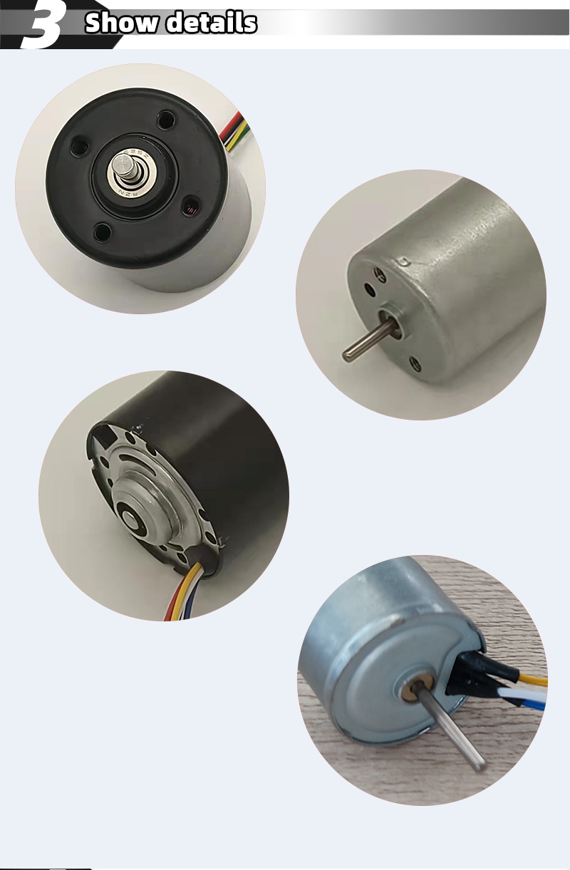 Faradyi Hot Sale High Speed 12V DC Motor Customizable Driver Brushless DC Motor For Robot