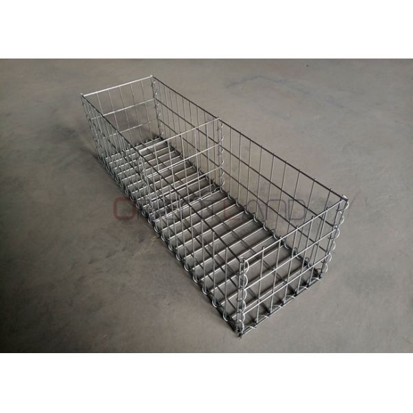 Corrosion Resistant Welded Gabion Baskets Aperture 5cm×10cm Size 1m×0.8m×0.3m