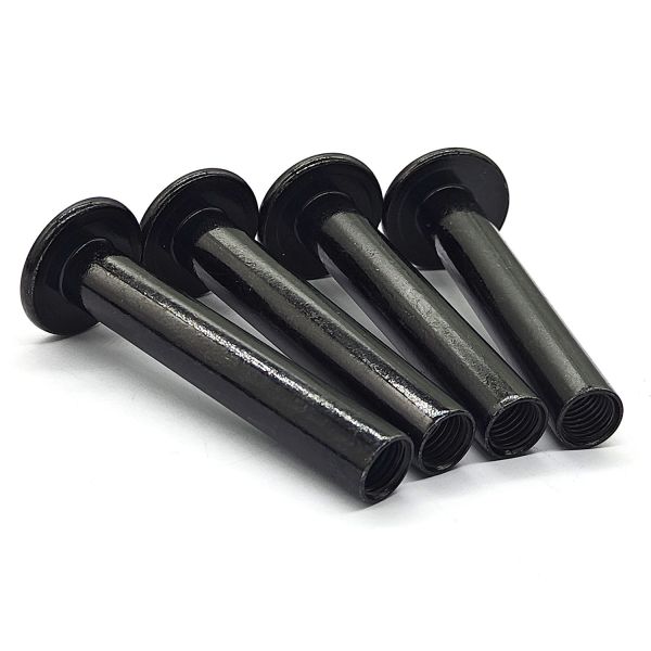 High Precision CNC Machining Automotive Parts 20x12 Customized Steel Components Black