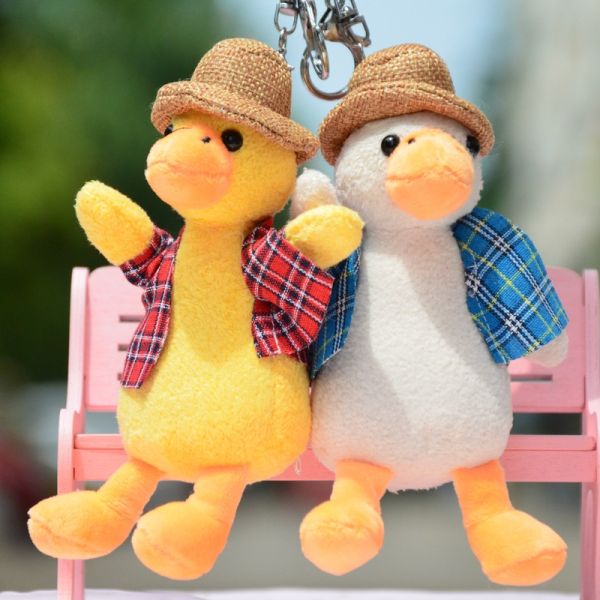 PP Cotton Stuffed Duckling Keychain Plush Toys