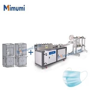 Buy cheap 3 Ply Disposable Face Mask Manufacturing Machine Semi Automatic from wholesalers