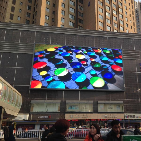 P6.67 full color SMD outdoor front-maintenance fixed led display with waterproof cabinet for led video wall