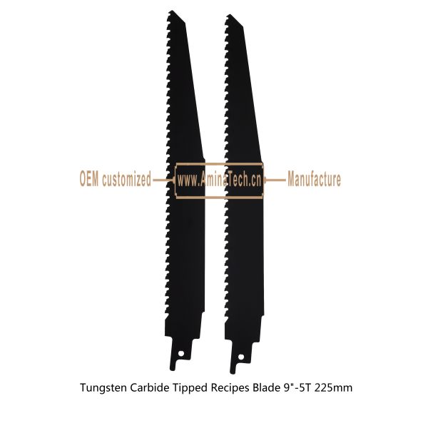 Tungsten Carbide Tipped Recipes Blade 9"-5T 225mm,Cutting Porous Concrete,Red Brick,Fiber Cement,Epoxy Resin