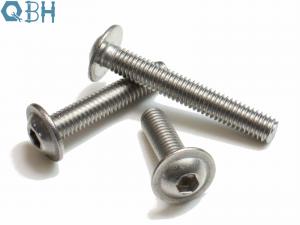 China Button Flanged Socket Head Cap Screw Stainless Steel 304 316 ISO 7380-2 wholesale