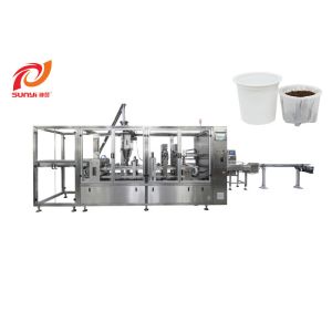 China Automatic Biodegradable K Cup Coffee Capsule Filling And Sealing Machine wholesale