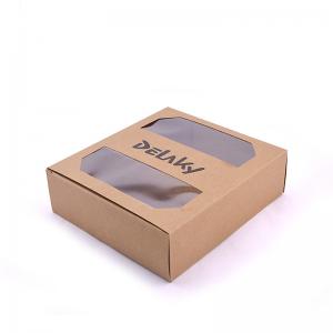 China 20cm Width Printed Cardboard Boxes , Personalised Cardboard Gift Box With PVC Window wholesale