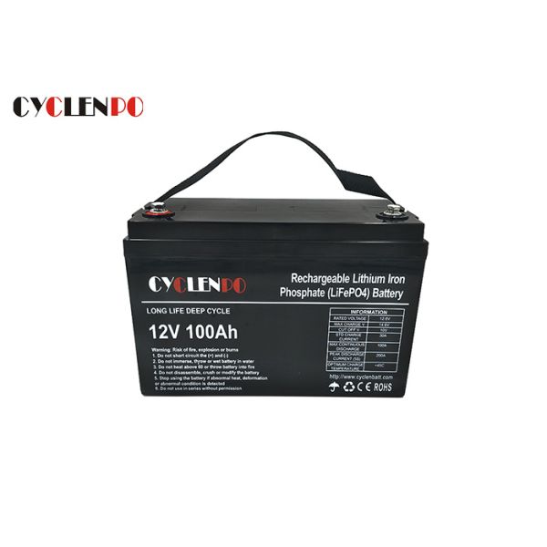 100ah Lifepo4 12 Volt Deep Cycle Battery , 12 Volt Lithium Iron Phosphate Battery For Lead Acid Replacement