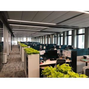 China Office Ceiling Fabric Wrapped Acoustic Panel Board Fireproof Noise Reduction wholesale