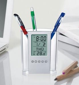 pen holder electronic calendar