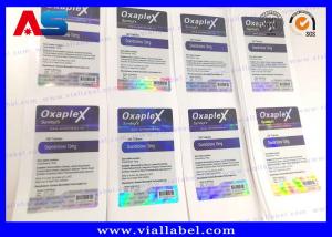 China Holographic Prescription 10ml Vial Labels Printing Custom Peptide Vial Labels on sale