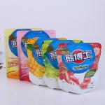 Resealable Biodegradable Stand Up Plastic Bags , Custom Printed Heat Seal Food