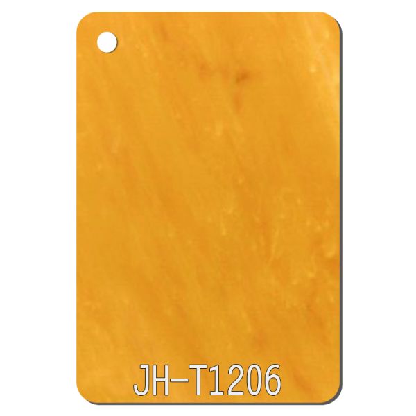 PMMA Yellow Stone Texture Pattern Acrylic Sheet Plastic Panel Board Decor 1050*1860MM