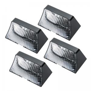 China Garden Solar Fence Light Ultra Bright LED ABS Body IP65 Long Work Life wholesale