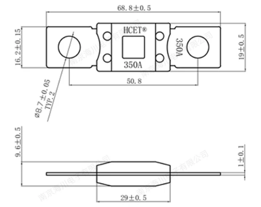 Circuit Protection Automotive Bolt Down Fuse 32V DC for Marine Truck Boat