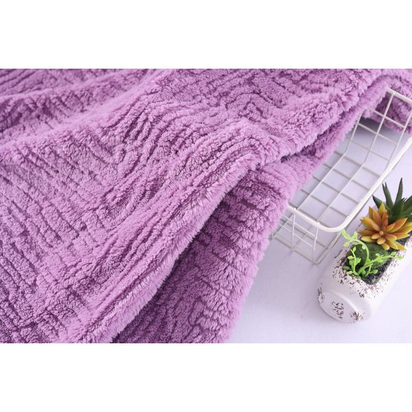 wholesale faux jacquard soft cotton fleece fabric for clothing blankets for winter pillows cushion