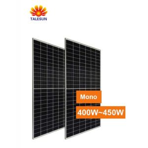 China 445w 9bb Single Glass Mono Half Cut Cell Solar Panels on sale