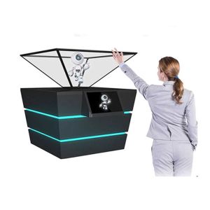 Smart 360 Hologram Box Display 3D Holographic Advertising For Trade Shows &