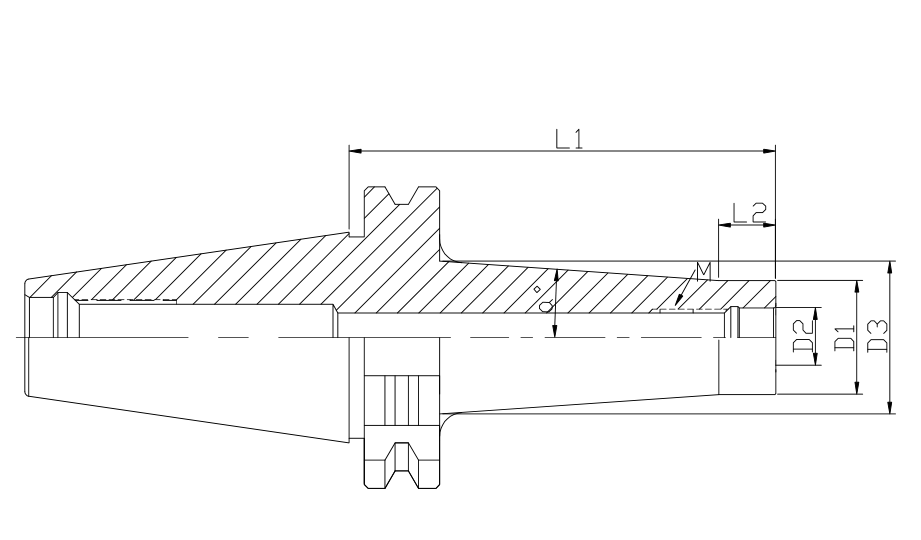 Durable Precision Threading Tool Holder For Deep Hole Machining With 20CrNiMo