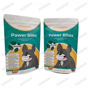 China Free Samples Provided Custom Printing 250g Pet Food Pouch for Dogs Snack wholesale