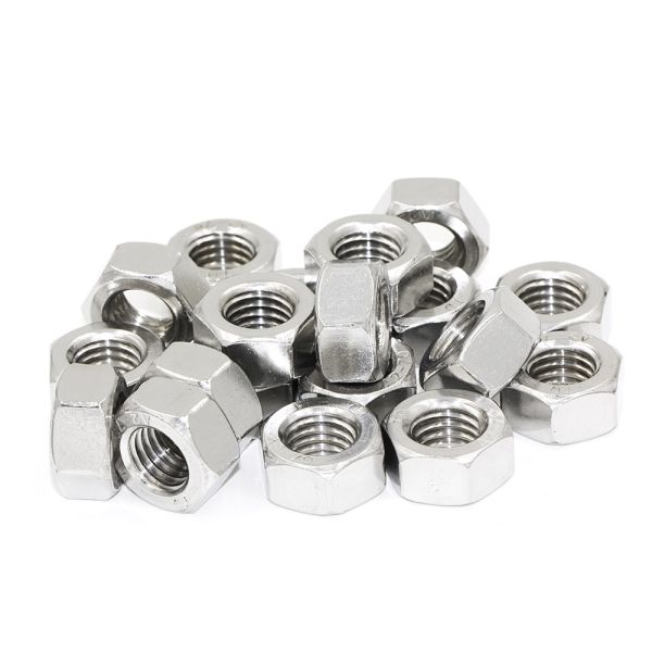 Stainless Steel M16 Grade 8.8 Customized Hex Nut for Construction Machinery DIN Standard