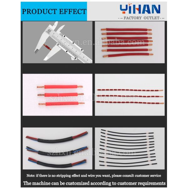 High Precision YH-880S Double Automatic Copper Wire Cutting and Stripping Machine