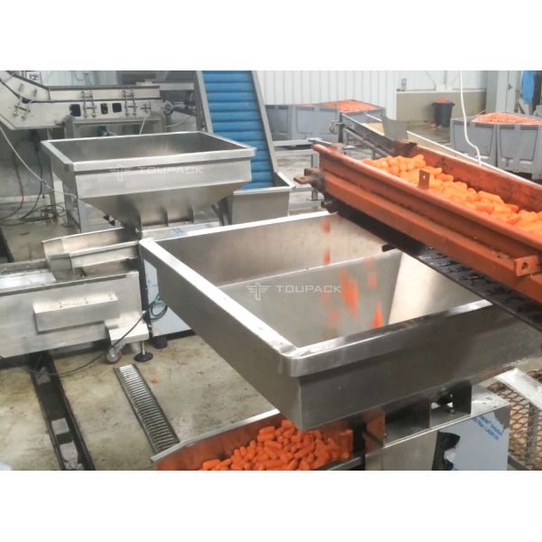 SS316 Weighing Filling Machine Vertical Lettuce Watercress 500g Baby Carrot Weighing Packing Detecting Machine