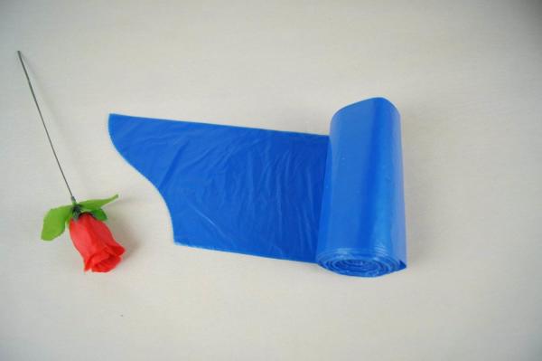 Commercial Blue Plastic Garbage Bags 30 Liter 10 Micron Thickness Star Seal
