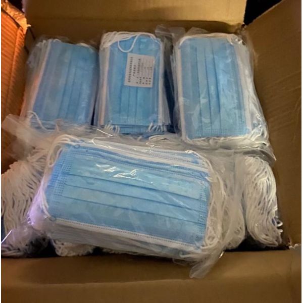 High Breathability Non Woven Face Mask , 3 Ply Medical Mask Water Soluble