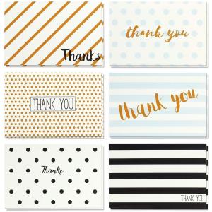 Blank Note Thanks Greeting Card / Personalized Greeting Cards Colorful Design