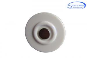 China Small Round Anti Theft Security Tags , Supermarket Non Ink Security Tag wholesale