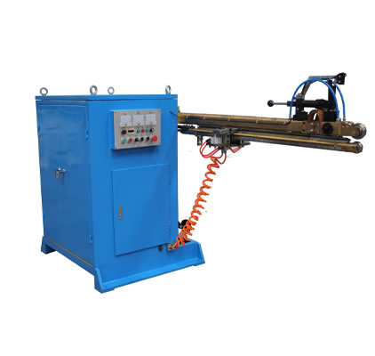 HVAC Straight And Stitch Seam Resistance Welding Machine For Round Air Duct Overlap