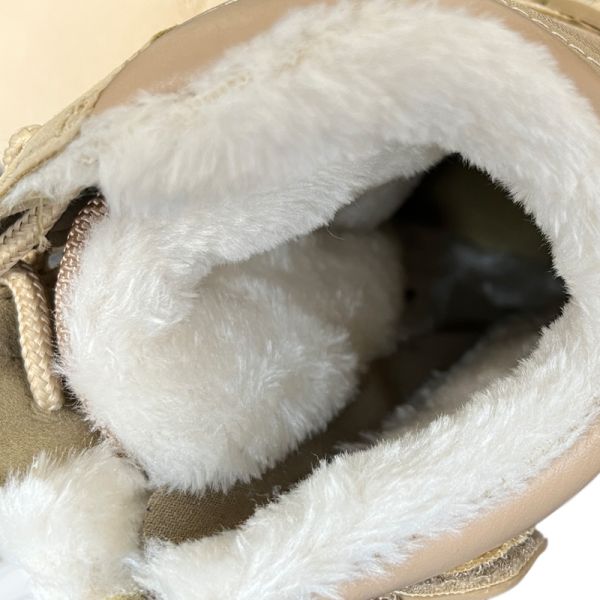 GENUINE LEATHER Midsole High Top Boots Perfect for Winter and Autumn Outdoor Activities