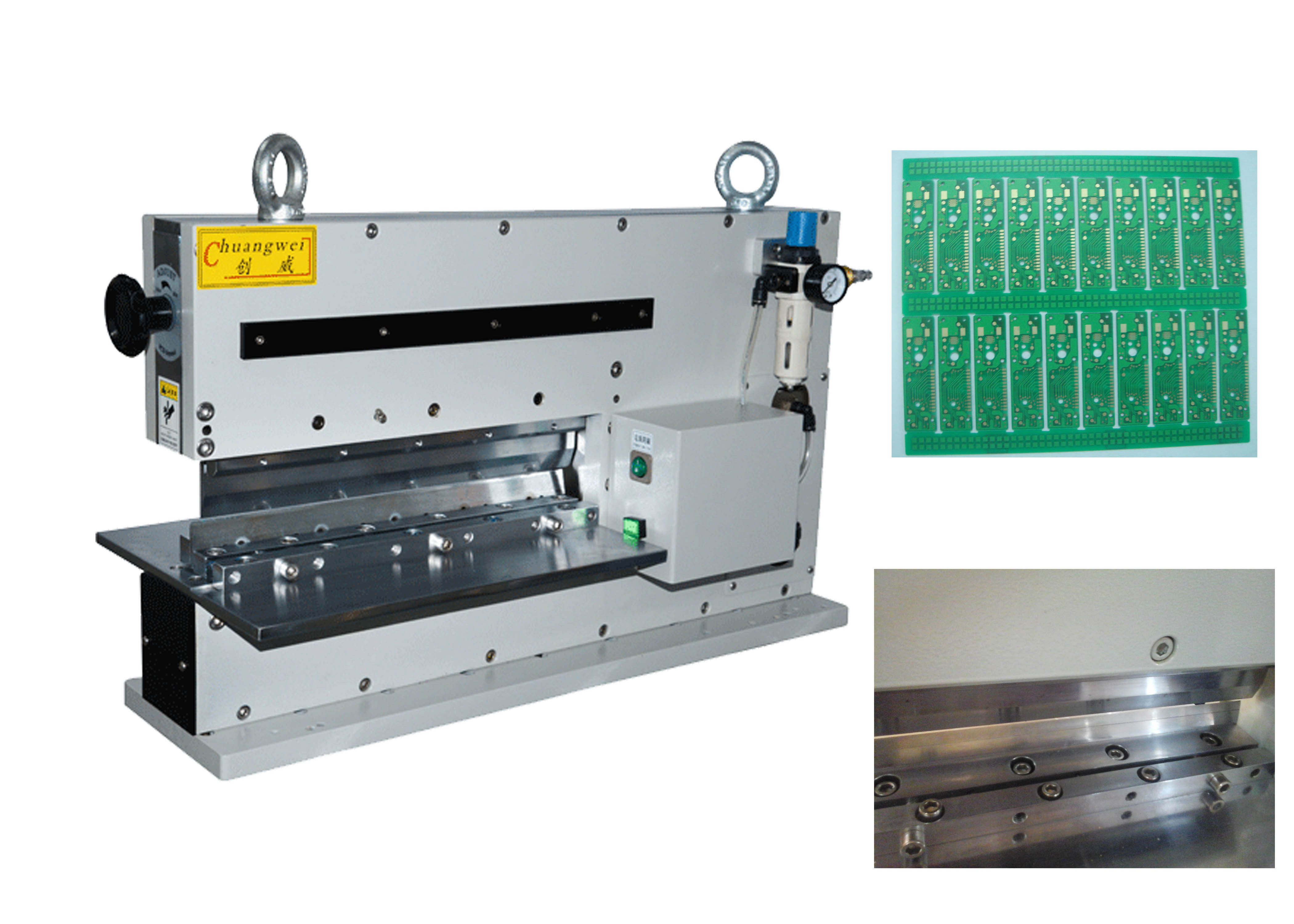 China PLC Controlled PCB Cutting Machine 0.3-3.5mm Cutting Thickness For FR4 Material wholesale