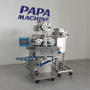 China Papa New Designed P188B Automatic Three Fillings Cookies Encrusting Machine wholesale